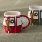 Skier Gondola Figural Mug