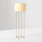 Naomie Silk Floor Lamp (55")