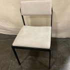 Open Box: Freeman Pivot Back Dining Chair - Performance Distressed Velvet Sand, Champagne Bronze, Textured Antique Bronze