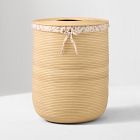 Open Box: Joseph Altuzarra Spiral Rattan Hamper with Lid - White Wash