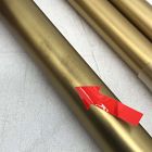 Open Box: Elyse Rounded Adjustable Rod, Single (48"-88") - Antique Brass