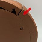 Open Box: Lara Floating Nightstand (18") - Cool Walnut