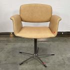 Open Box: Nelson Office Chair - Ludlow Leather Cumin, Burnished Bronze