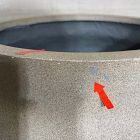 Open Box: Ronan Ficonstone Indoor/Outdoor Planter, Large (21.3"D x 18.1"H) - Alabaster
