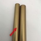 Open Box: Wall-Mounted Adjustable Shower Curtain Rod (50"&ndash;70") - Antique Brass
