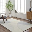 Modern Circles Tufted Wool Rug