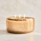 Bronze Shimmer Metallic Candles - Frozen Pine &amp; Cedarwood