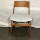 Open Box: Baltimore Dining Chair - Twill Dove, Cool Walnut