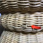 Open Box: Joseph Altuzarra Woven Side Table (14"Diam x 21.5"H) - Natural