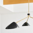 Curvilinear Mid-Century Chandelier (55")