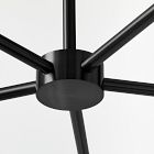 Sculptural 5-Light Cone Chandelier (35")