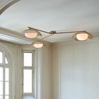 Bezel 3-Light Flush Mount (60")