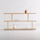 Modern Staggered Bookshelf (63")