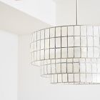 Capiz Tiered Chandelier (24")