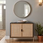 Lofted Rattan &amp; Wood Buffet (37.5"&ndash;72")