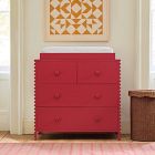 Josephine 4-Drawer Narrow Dresser with Removable Topper (38")
