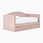 Carter Arched Upholstered Twin Daybed w/ Trundle
