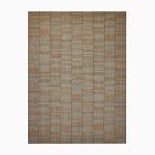 Melange Grid Flatweave Wool Rug