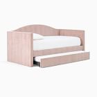 Carter Arched Upholstered Twin Daybed w/ Trundle