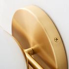 Sphere &amp; Stem 3-Light Sconce (24")