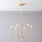 Swoop Arm Chandelier (25")
