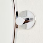 Metal Frame Pivot Oval Wall Mirror - 26"