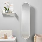 Swivel Mirror w/ Pinboard (13.25"W x 56"H)