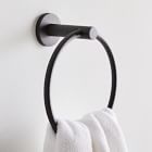 Modern Overhang Bathroom Hardware - Matte Black