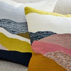 Crewel Landscape Pillow Cover