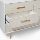 Margot Raffia 6-Drawer Dresser (56")