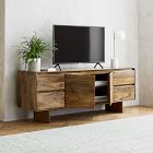 Anton Solid Wood Media Console (68"&ndash;80")