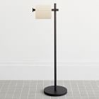 Open Box: Modern Overhang Freestanding Tissue Holder - Matte Black