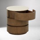 Corhaven Round 3-Drawer Nightstand (19")