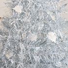 Pre-Lit Faux Pop-Up Silver Christmas Tree (7.5')