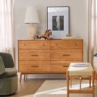 Mid-Century 6-Drawer Dresser (56")