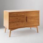 Mid-Century Console &amp; Hutch Set (40")