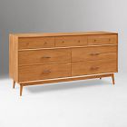 Mid-Century 7-Drawer Dresser (72")