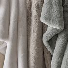 Faux Fur Chinchilla Throw