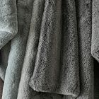 Faux Fur Chinchilla Throw