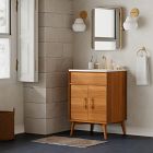 Mid-Century Single Bathroom Vanity (24"&ndash;49")
