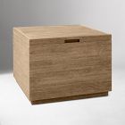 Volume Outdoor Square Storage Side Table (26")
