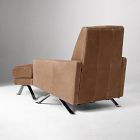 Crawford Leather Recliner &amp; Ottoman Set