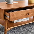 Mid-Century Storage Coffee Table (47.5")