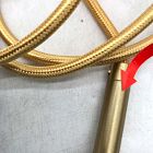 Open Box: Sculptural Glass Pendant Hardwired Canopy Base - Antique Brass