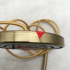 Open Box: Sculptural Glass Pendant Hardwired Canopy Base - Antique Brass
