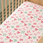 Pretty Bows Crib Fitted Sheet