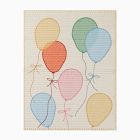 Pink Chicken Balloons Baby Quilt