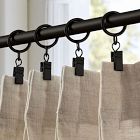 Cafe Clip Curtain Rings (Set of 7)