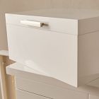 Mid-Century White Lacquer Jewelry Boxes