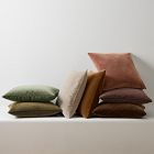 Solid Faux Mohair Pillow Cover